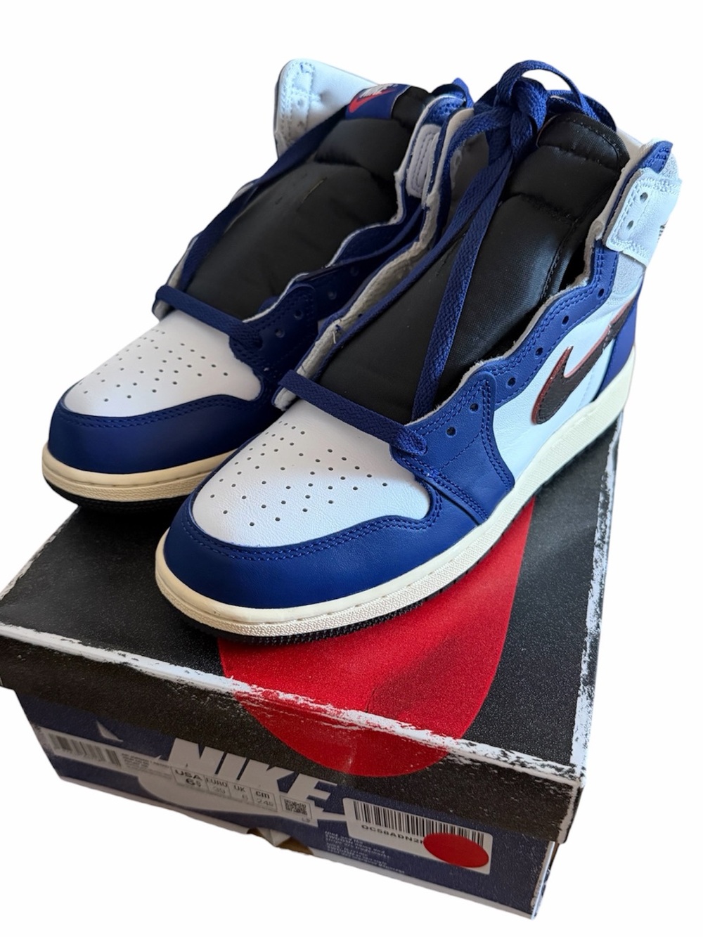 AIR JORDAN 1 RETRO HIGH OG "RARE AIR" BIG KIDS 6.5Y = 8 Women’s - Picture 9 of 15